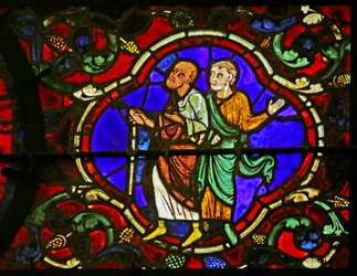 Szene aus dem Leben des Hl. Martin, Kathedrale von Chartres